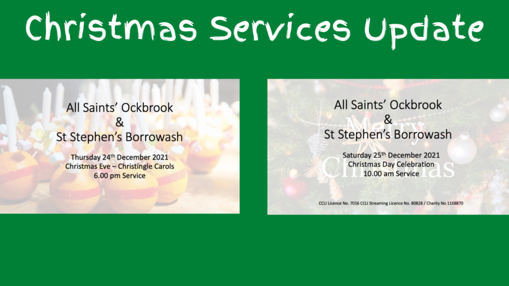 UPDATE: Christmas Online Services Update – 24th December 2021