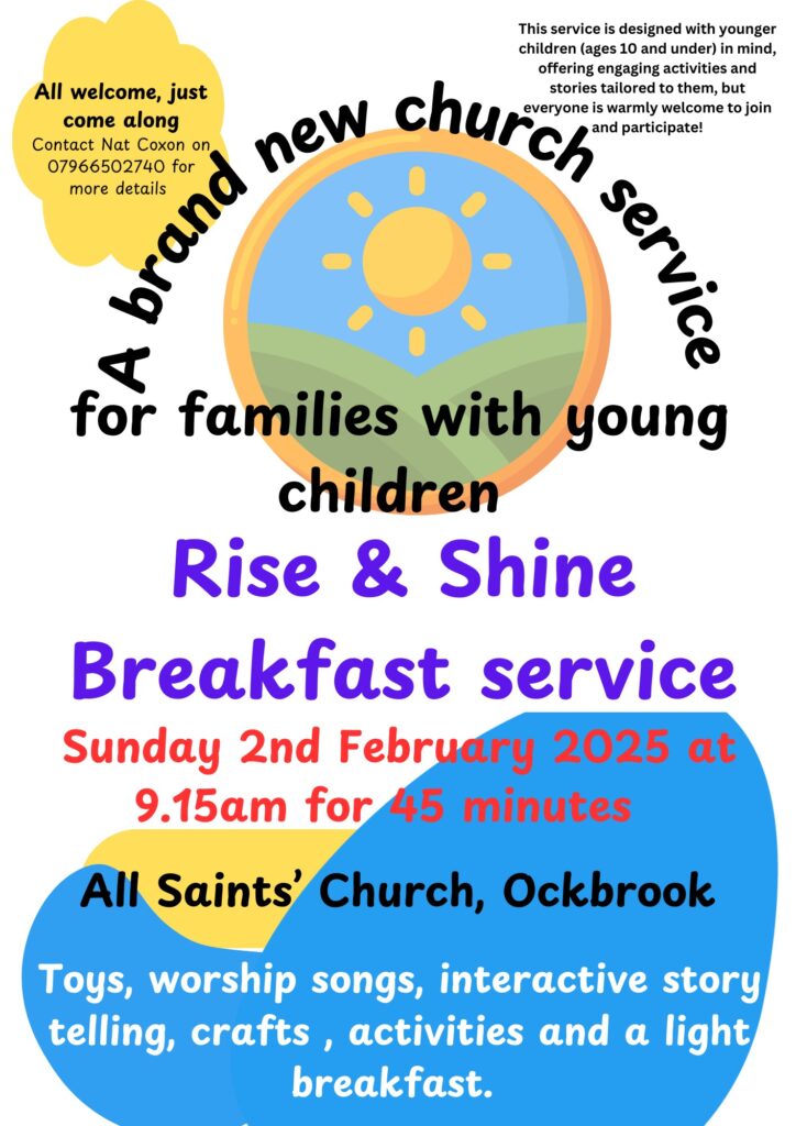 A brand new Church service for families with young children